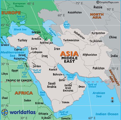 cities in the middle east|Middle East Map: Regions, Geography, Facts & Figures.